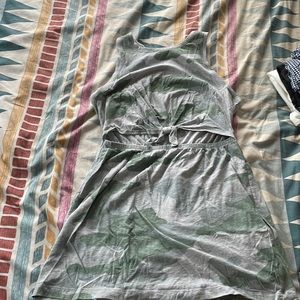 Aerie Camo Cut-Out Dress